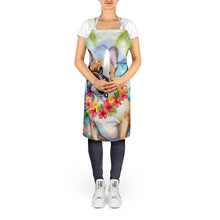 Load image into Gallery viewer, French Bulldog Luau Apron – Artist-Designed Kitchen, BBQ &amp; Craft Apron