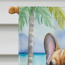 Load image into Gallery viewer, French Bulldog Luau House Flag