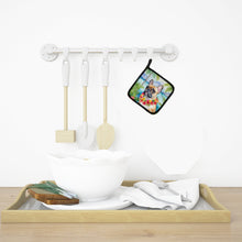 Load image into Gallery viewer, French Bulldog Luau Pot Holders - Set of 2 Decorative Kitchen Helpers | Made in the USA