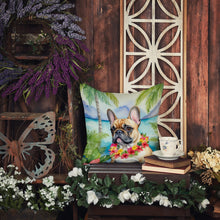 Load image into Gallery viewer, French Bulldog Luau Throw Pillow
