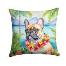 Load image into Gallery viewer, French Bulldog Luau Throw Pillow