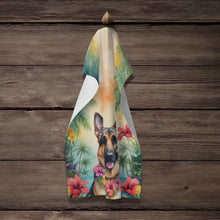 Load image into Gallery viewer, German Shepherd Luau Kitchen Towel