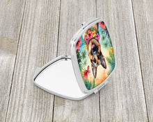 Load image into Gallery viewer, German Shepherd Luau Compact Mirror – Stylish Purse Mirror with Artistic Covers