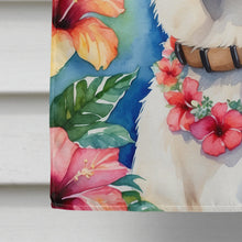 Load image into Gallery viewer, White German Shepherd Luau House Flag