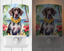 Load image into Gallery viewer, German Shorthaired Pointer Luau Ceramic Night Light