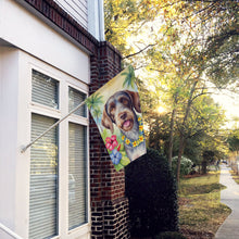 Load image into Gallery viewer, German Wirehaired Pointer Luau House Flag