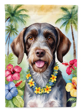 Load image into Gallery viewer, German Wirehaired Pointer Luau House Flag