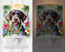Load image into Gallery viewer, German Wirehaired Pointer Luau Ceramic Night Light