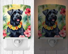 Load image into Gallery viewer, Giant Schnauzer Luau Ceramic Night Light