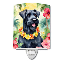 Load image into Gallery viewer, Giant Schnauzer Luau Ceramic Night Light
