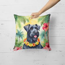 Load image into Gallery viewer, Giant Schnauzer Luau Throw Pillow