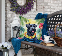 Load image into Gallery viewer, Giant Schnauzer Luau Throw Pillow