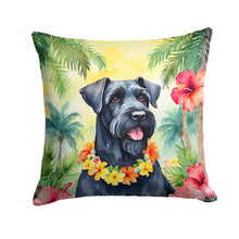 Load image into Gallery viewer, Giant Schnauzer Luau Throw Pillow