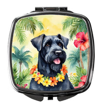 Load image into Gallery viewer, Giant Schnauzer Luau Compact Mirror – Stylish Purse Mirror with Artistic Covers