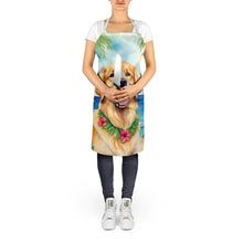 Load image into Gallery viewer, Golden Retriever Luau Apron – Artist-Designed Kitchen, BBQ &amp; Craft Apron