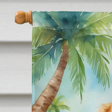 Load image into Gallery viewer, Golden Retriever Luau House Flag