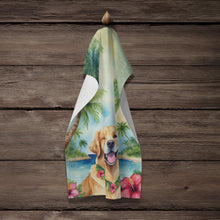 Load image into Gallery viewer, Golden Retriever Luau Kitchen Towel