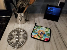 Load image into Gallery viewer, Golden Retriever Luau Pot Holders - Set of 2 Decorative Kitchen Helpers | Made in the USA