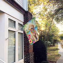 Load image into Gallery viewer, Goldendoodle Luau House Flag