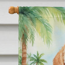 Load image into Gallery viewer, Goldendoodle Luau House Flag