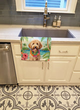Load image into Gallery viewer, Goldendoodle Luau Kitchen Towel
