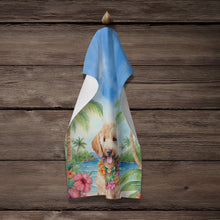 Load image into Gallery viewer, Goldendoodle Luau Kitchen Towel