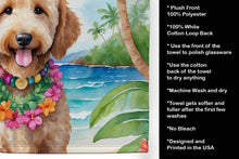 Load image into Gallery viewer, Goldendoodle Luau Kitchen Towel
