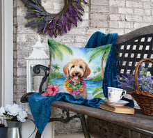 Load image into Gallery viewer, Goldendoodle Luau Throw Pillow
