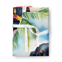 Load image into Gallery viewer, Gordon Setter Luau Apron – Artist-Designed Kitchen, BBQ &amp; Craft Apron