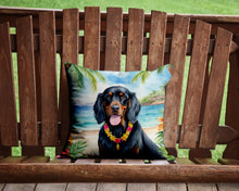 Load image into Gallery viewer, Gordon Setter Luau Throw Pillow - 14x14 Decorative Pillow – Art for Your Home &amp; Patio