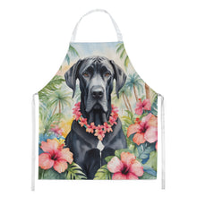 Load image into Gallery viewer, Great Dane Luau Apron – Artist-Designed Kitchen, BBQ &amp; Craft Apron