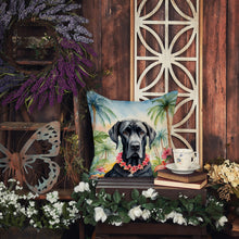 Load image into Gallery viewer, Great Dane Luau Throw Pillow - 14x14 Decorative Pillow – Art for Your Home &amp; Patio