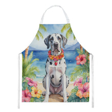 Load image into Gallery viewer, Great Dane Luau Apron – Artist-Designed Kitchen, BBQ &amp; Craft Apron