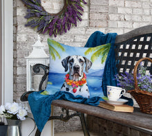 Load image into Gallery viewer, Great Dane Luau Throw Pillow