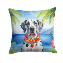 Load image into Gallery viewer, Great Dane Luau Throw Pillow