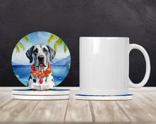 Load image into Gallery viewer, Great Dane Luau Large Sandstone Coasters Pack of 4