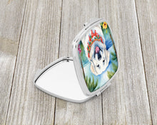 Load image into Gallery viewer, Great Pyrenees Luau Compact Mirror – Stylish Purse Mirror with Artistic Covers