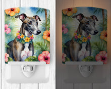 Load image into Gallery viewer, Greyhound Luau Ceramic Night Light