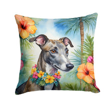 Load image into Gallery viewer, Greyhound Luau Throw Pillow
