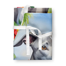 Load image into Gallery viewer, Greyhound Luau Apron – Artist-Designed Kitchen, BBQ &amp; Craft Apron