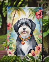 Load image into Gallery viewer, Havanese Luau Garden Flag – Tropical Dog Decor with Hibiscus &amp; Palm Leaves