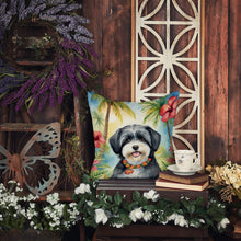 Load image into Gallery viewer, Havanese Luau Throw Pillow - 14x14 Decorative Pillow – Art for Your Home &amp; Patio