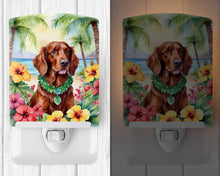 Load image into Gallery viewer, Irish Setter Luau Ceramic Night Light