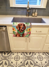 Load image into Gallery viewer, Irish Setter Luau Kitchen Towel