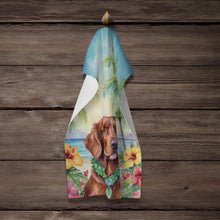 Load image into Gallery viewer, Irish Setter Luau Kitchen Towel