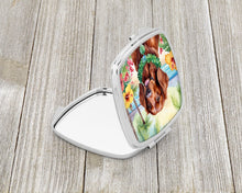 Load image into Gallery viewer, Irish Setter Luau Compact Mirror – Stylish Purse Mirror with Artistic Covers