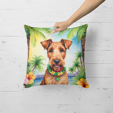 Load image into Gallery viewer, Irish Terrier Luau Throw Pillow