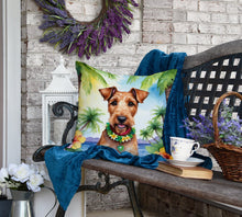 Load image into Gallery viewer, Irish Terrier Luau Throw Pillow