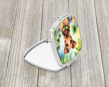 Load image into Gallery viewer, Irish Terrier Luau Compact Mirror – Stylish Purse Mirror with Artistic Covers