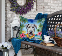 Load image into Gallery viewer, Irish Wolfhound Luau Throw Pillow